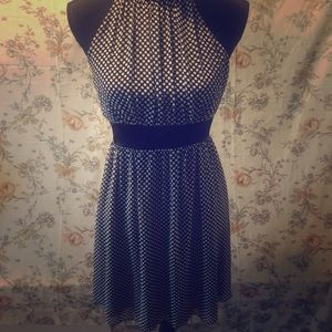 Polka Dot Sleeveless Dress